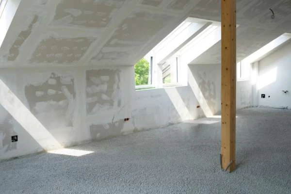 Кровля керамзит с проливом цементного молочка