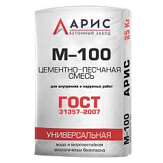Цементно-песчаная смесь ЦПС М100 B7,5